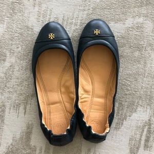SOLD Tory Burch York ballet flats - TORY NAVY